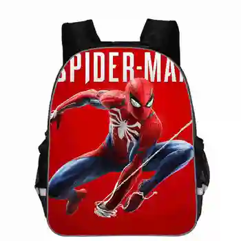 Disney Nové Kreslené Spiderman Školské Tašky Pre Chlapca, Dievča Roztomilé anime 3D Tlač Bežné Školský Batoh Deti Bookbags Laptop Taška