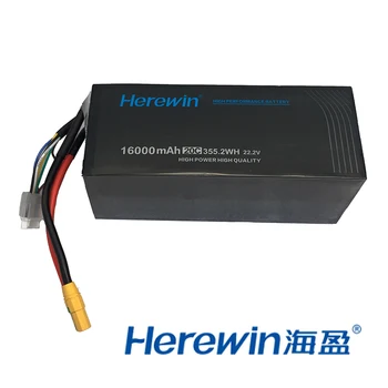 Herewin 16000MAH 22000 MAHBattery 22.2 v 6S 20 C Batérie Poľnohospodárske prípravky na Ochranu UAV Batérie