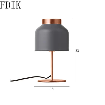 Nordic Kovové Led Lampy na písací Stôl Moderný Macaron Stolové Osvetlenie pre Nočné Obývacia Izba, Kancelária, Krytý Loft Výzdoba Osvetlenie Lampa na Čítanie