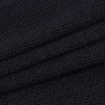2021 Sexy dámske Oblečenie Nové Letné Čierne Zložené Okolo Šaty Temperament Štíhle Sexy Klope Otvoriť Tlačidlo Späť Šaty