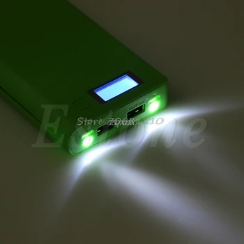 DIY USB Mobile Power Bank Nabíjačku Prípade Pack 8Pcs 18650 Batérie Držiak puzdro pre Telefón Whosale&Dropship