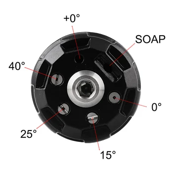 6 v 1 vysokotlakovú umývačku Tryska Rýchle Pripojenie Tipy na Umývanie Auta 1/4 palca Vodného Stĺpca Sprej Sprcha, Ventilátor Auto Čistiace Príslušenstvo
