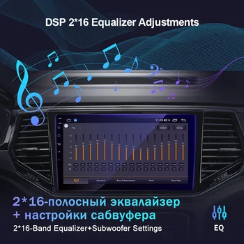 EKIY 32EQ DSP 2Din Autoradio Android 10 Pre Citroen C4 C-Triomphe C-Quatre 2004-2009 Stereo Auto Multimediálny Prehrávač BT CarPlay DVD