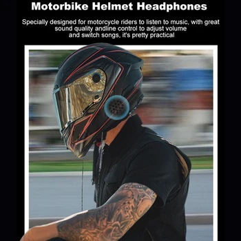 Káblové Slúchadlá Motorke Intercom Prilba Kvalitné 3,5 mm Hudobný Headset, handsfree (Hands-Free s HD Mikrofón pre Motocyklový Jazdec
