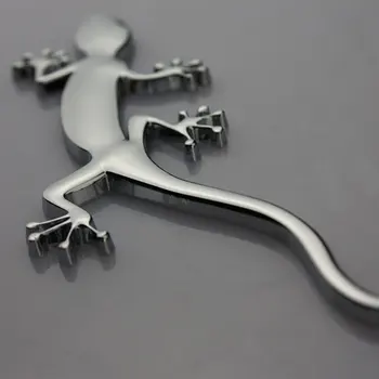 Zábava osobné dekoratívne ABS gecko znak, odznak auto samolepky gecko 3D auto samolepky útočisko logo Auta Styling