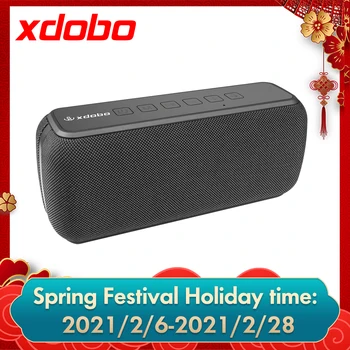 XDOBO X8 5.0 Bluetooth 60W Prenosný Reproduktor Hlboké Basy Soundbar s IPX5 Vodotesný Reproduktor 360° Priestorovým Zvukom Hlasový Asistent