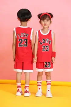 2021 Nové Deti Školského Tímu Dieťa Mládežnícke Basketbalové Dresy Uniformy Športové Oblečenie Dievča Súpravy Súpravy Priedušná Chlapci Školenia Šortky