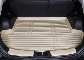 Auto styling 3D troch-dimenzionální PU chvost box ochrannú podložku koberec kufra batožinu pad pre Kia RIO 2007-2011