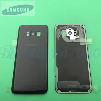 Originál Sklo Samsung Galaxy S8 S8 Plus G950F G955F Späť Kryt Batérie Dvere, Zadné Bývanie Prípade Výmeny + Lepidlo Sticke