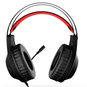 Herné OZONE Rage X60 headset-zvuk 7.1, Červená LED, 50mm reproduktory, nastaviteľný hlavový most, Micro flex, USB, PC, PS4, PS5
