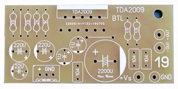 TDA2009 PCB OTLBTL HIFI Dual channel doska