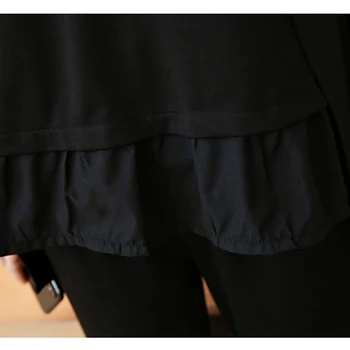 YICIYA čierne tepláky ženy 2 dielna sada co ord nastaviť oblečenie plus veľkosť 4XL 5XL big Top a nohavice, obleky, športové oblečenie