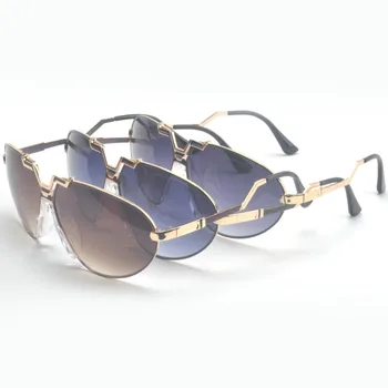 Nadrozmerné Okrúhle slnečné Okuliare Mužov 2019 Luxusné Značky Retro Slnečné Okuliare Muž Maska Full Frame Okuliare Black Štít slnečné Okuliare UV NX