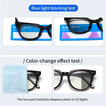 Pro Acme TR90 Rám, 2-v-1 Photochromic slnečné Okuliare Modré Svetlo Blokuje Okuliare Muži Ženy Polarizované Chameleon Okuliare PD1680