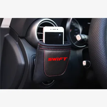 PU Kožené Auto Air Vent Naložiť Upratané Skladovanie Pre Suzuki Swift