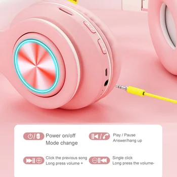 Profesionálne RGB svetlo Slúchadlá Káblové Led Nové Herné Headset 3,5 mm Over-Ear Slúchadlá Mikrofón Pre/PC/PS4 dropship