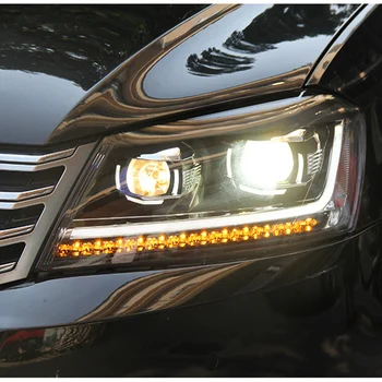 Auto Styling pre Volkswagen VW Európe Passat B7 Svetlomety 2012-2016 LED Reflektor DRL Bi Xenon Šošovky, Dynamické Zase Signál Lampa