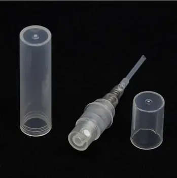 Veľkoobchod (100ks/lot) 3ml plastové Naplniteľné fľaše nudné poľský priesvitnosť Vzorky sprej parfum fľašu PJ26