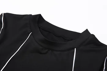 CXUEY Nové Fitness Oblek, Ženy, Športové 2020 Jogy Nastaviť Tepláková súprava Dry Fit Bežecké Cvičenie Sport Kit Čierny Kostým Nosenie Nastaviť Zime