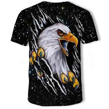 2020 Zábavné Pivo Čas Písmená T Košele Tee Náboženstvo Buddha Tlač Tshirts Muži/Ženy v Pohode Vlajku USA Eagle 3D T Shirt Tees Dropship