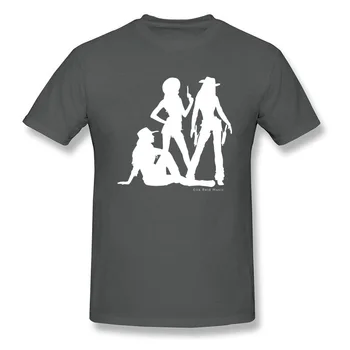 USA Cowgirls Načrtnúť Základné T-Shirt Tees-Pin-Up Sex Skupiny Faddish T Shirt Kolo Golier Leto, Jeseň Bavlnené Tričká Tlač
