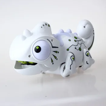2.4 CHz RC Robot Dinosaurov Hračky Chameleon Pet Premenlivé Svetlo Diaľkové Ovládanie Elektronické Model Zvierat Inteligentné Robotické Stavebnice Hračky