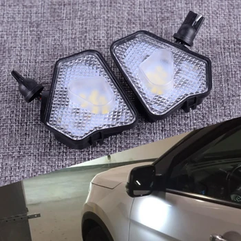 DWCX 2 ks Auto LED Strane Zrkadla Puddle Svetlo Zdvorilosť Svietidlo vhodné pre Benz W117 W204 W212 W221 W218 W156