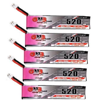 Gaoneng GNB najnovšie 5 KS FPV Batérie 1S 3.8 v 260MAH/300MAH/450MAH/520MAH/550mAh PH2.0 Plug Lipo Batérie Pre rc drone