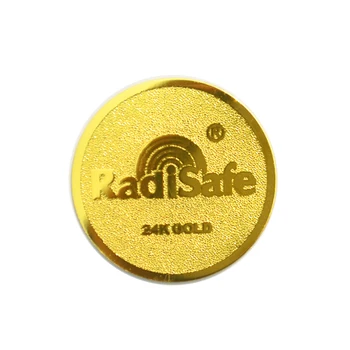 2020hot produkt naozaj pracovať shiled Radisafe 99.8%24K-Gold Radi Bezpečné proti žiareniu nálepku 5 ks/veľa voľného shppin