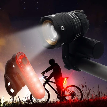 Nabíjateľná svetlometu USB POŽIČOVŇA LED CHVOST Predné alebo Zadné Svetlo, REŽIM BLESKU na Horských Bicykloch bike príslušenstvo stropné Svetlá 2020