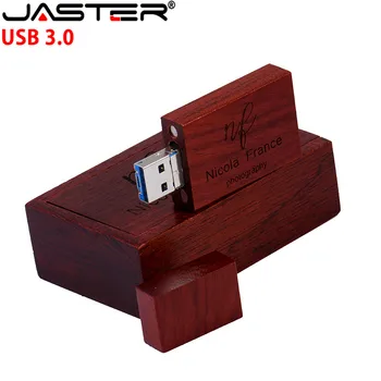 JASTER 2 v 1, drevené USB 3.0 stick reader adaptér USB kl ' úč pre Android a PC (free vlastné logo)