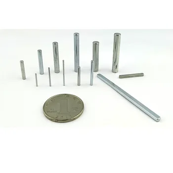 Štíhla Magnet Dia.1-10 mm Otvorom Pätky Valcové Magnety Presnosť Magnetické Tyče Magnetics 50pcs