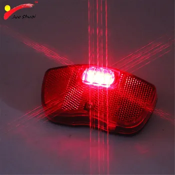 JS Požičovňa Svetlo s 3 Led diódy, Vodotesná koncových svetiel Super Svetlé Červené pre Bezpečnosť Výstraha Montáž na Zadné Rack Svetlo na Bicykel MTB Časti