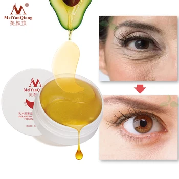 60Pcs Bambucké Maslo Hydratačné Spevnenie Očná Maska pre Starostlivosť o Pleť Oči Maska Anti-Opuchy temný Kruh Hydratačné Anti-Aging Zubov