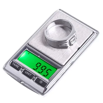 Nové Mini Digital Mierka 0.01 g Prenosné LCD Elektronické Šperky joyeria Váhy Váhy Váhy Diamond Vreckové Váhy