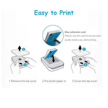 50Sheets/Box Zinok Foto Papier 5*7,6 cm (jednotky 2x3-palcový) pre HP Ozubeného Foto Tlačiarne Bez Atramentu Sticky-Cúval Prenosné Tlač