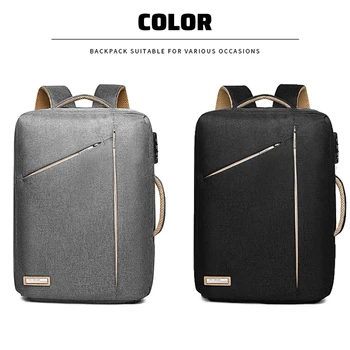 Pánske Multifunkčné Anti-Theft Business Backpack 15.6-palcový Notebook Taška Vonkajšie Veľká-Kapacita na Krátke Vzdialenosti, Cestovná Taška