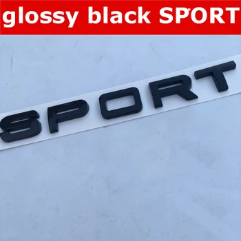Listy, Znak, Odznak pre Pozemné Range Rover SPORT V8 HSE Auto Tvarovanie Zadného Kufra Elipsy Logo Nálepky Lesklé Čierne Matné Striebro, Červený