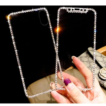 Luxury Diamond 9D ochranné sklo Pre iPhone 6 6 7 8 a sklo Pre iphone 7 6 8 plus XR XS MAX 11 Pro MAX 11 screen protector