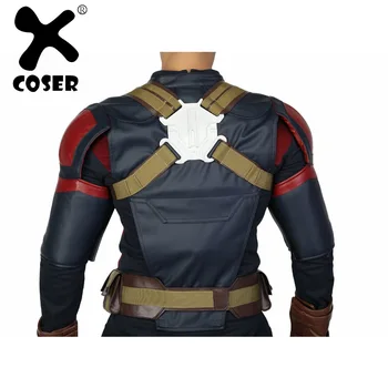 XCOSER 3 Captain America Cospaly Pás Rekvizity Halloween Cosplay Pre Mužov Dospelých