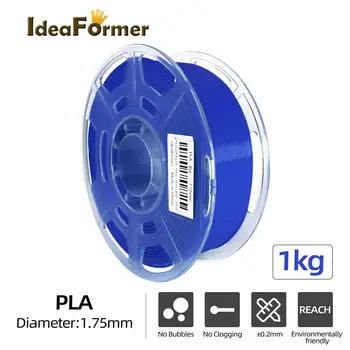 Ideaformer 3D Tlačiarne Vlákna CHKO+/PLA 1.75 mm 1 KG Za Roll Vákuové Balenie Nové PLA Materiálu na 3D Tlače a 3D Perá
