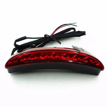 Červená Nakrájané Blatník LED zadné Svetlo Pre Harley Sportster 1200 N V 883 XL883N XL 48