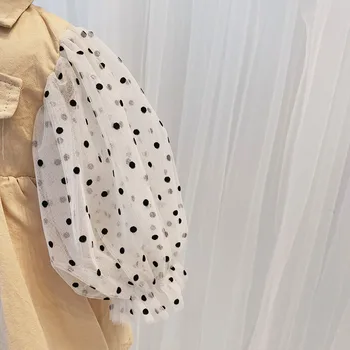 Dievčenské Šaty Windbreaker Strednej Dĺžky detské Oblečenie 2020 Nové Dieťa Deti Jeseň Kabát Tenké kórejský Štýl Lístkového Rukáv Šaty