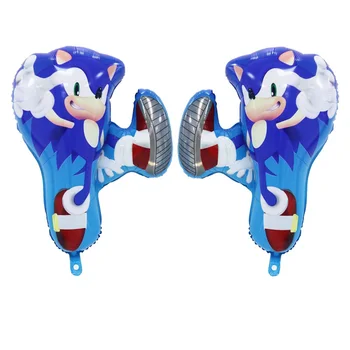 5 ks/veľa Sonic the Hedgehog Balón Super Hrdina Sega Hra Fanúšikovia Fóliový Balón Šťastný Brithday Dekorácie Sonic Strany Balón