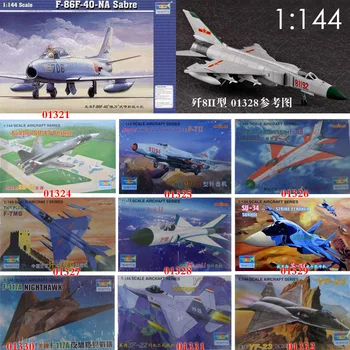 1: 144 Číne, Rusku, USA Fighter Vojenské Plastové Montáž Modelu Lietadla 9 Druhov Vybrať