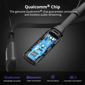【Čip Qualcomm] vyzýva Aktualizované Tronsmart S2 Plus Bluetooth 5.0 Neckband Slúchadlá Bezdrôtový Headset Hlasové Ovládanie Hlboké Basy 24H Hrať