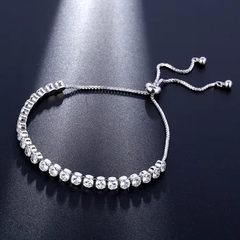 2021 nové 3mm trendy kolo Nastaviteľné náramok náramok pre ženy výročie darček šperky hromadne predávať Valentína S5772