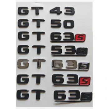 Kufor Písmená Emblémy Odznaky, Nálepky na Mercedes Benz C190 Kupé X290 R190 Kabriolet AMG GT40 GT43s GT50 GT63s GT53s 4MATIC+