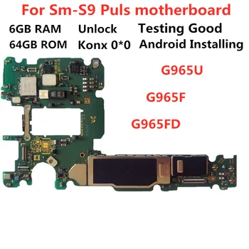 Pôvodný pre Samsung Galaxy S9 plus Odomknutý doske G965U/G965F/G965FD doska S plnou Čipy dobré pracovné Logic Board