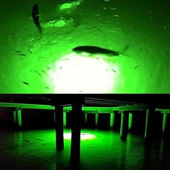 12V LED Rybárske Svetlo Ponorné Nočný Rybolov Svetla pod vodou Ryby Finder Lampa Priťahuje Krevety, garnáty, Rybolov Svetlo Láka Squid